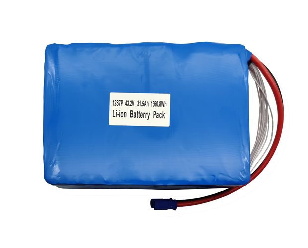 12S7P 43.2V 31.5Ah Li-ion Battery Pack